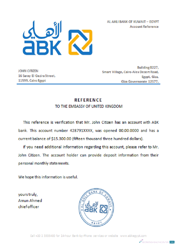 Download Egypt Al Ahli Bank of Kuwait reference Photoshop template